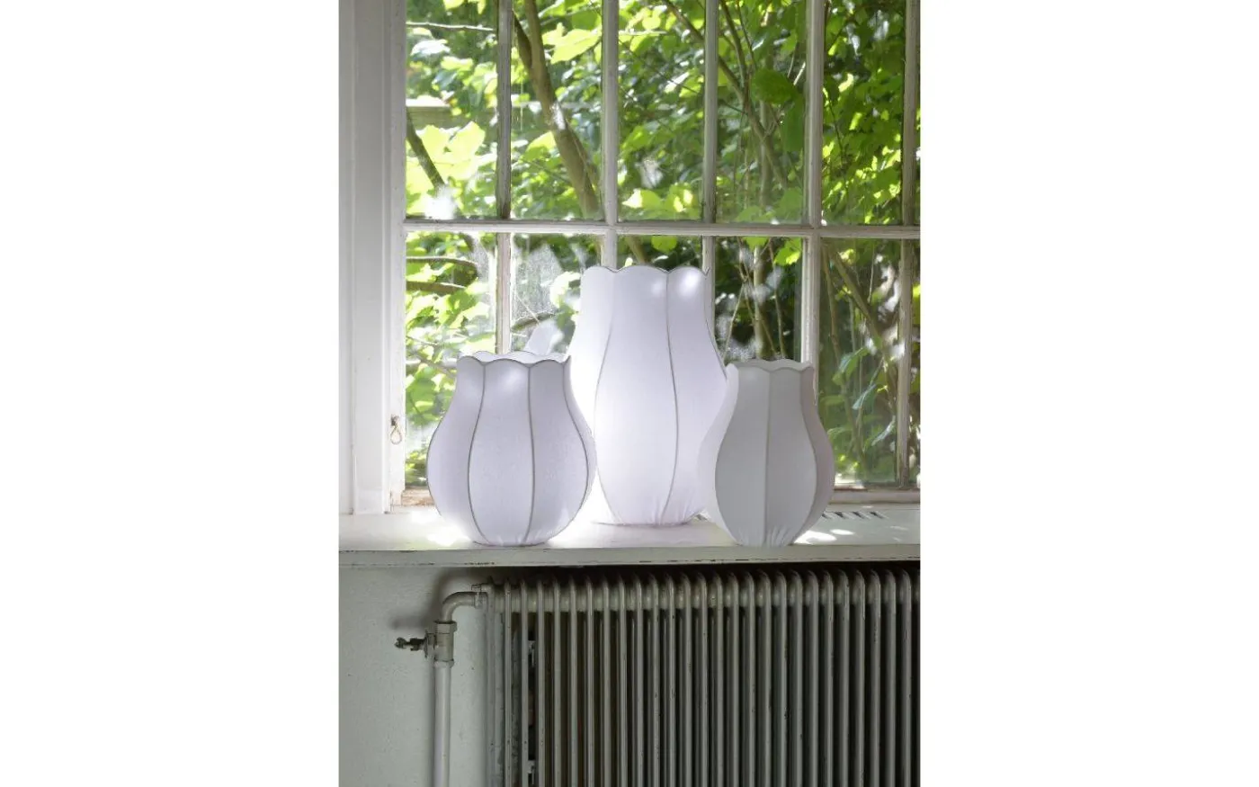 Tulip Lampskärm Ø25cm Stretch Vit Lyx