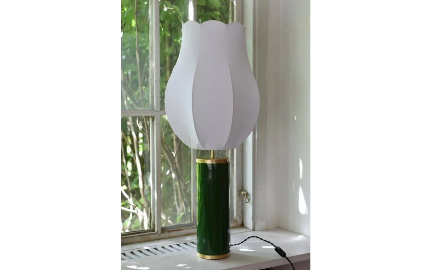 Tulip Lampskärm Ø30cm Stretch Vit Lyx