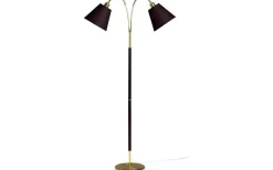 Tullgarn Golvfot 148cm 2L Mässing/Svart