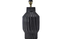 Turi Lampfot 45cm Svartbrun