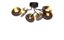 Turno Plafond Ø66cm Svart/Guld