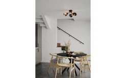 Turno Plafond Ø66cm Svart/Guld