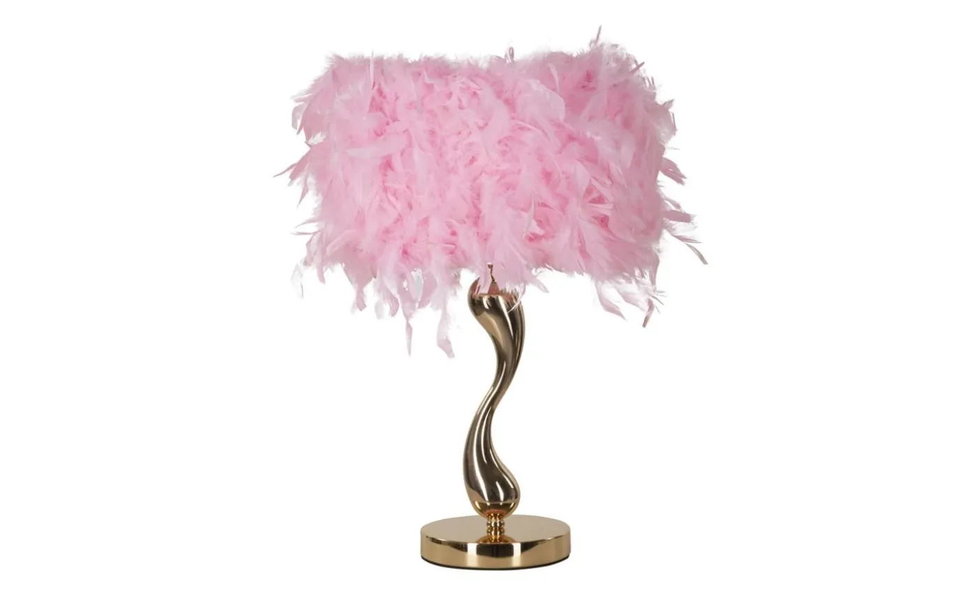 Tutto Bordslampa Fjädrar 47cm Rosa