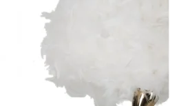 Tutto Bordslampa Fjädrar 47cm Vit