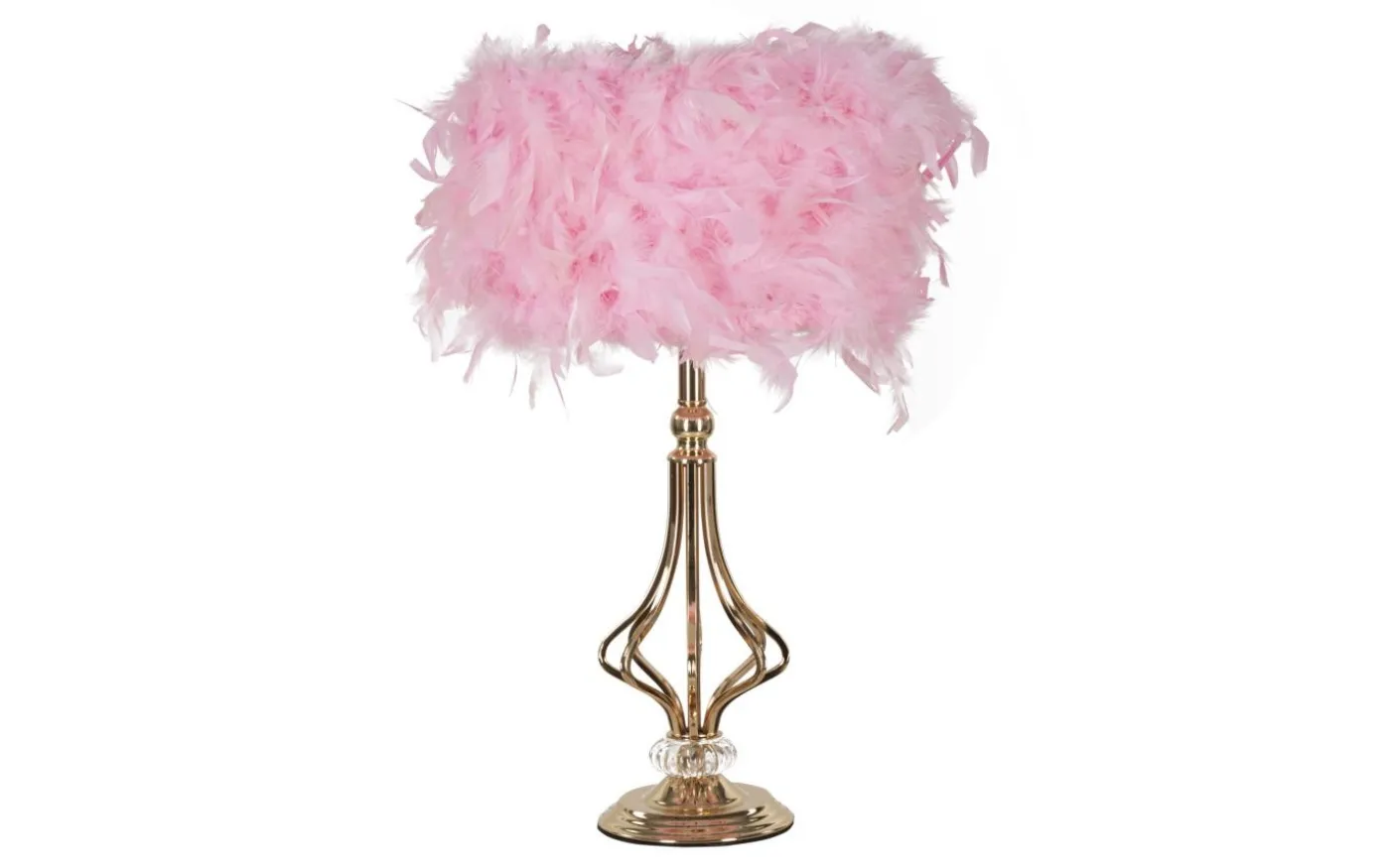 Tutto Bordslampa Fjädrar 54cm Rosa
