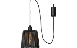 Twine Batteridriven Lampa 15cm Svart IP44