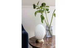 Twist Bordslampa 22cm Opal/Mässing
