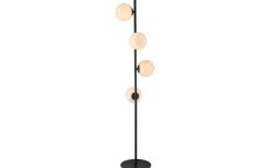Twist Golvlampa 150cm Svart/Opal