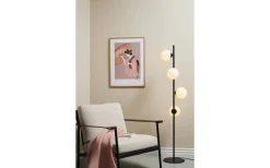 Twist Golvlampa 150cm Svart/Opal