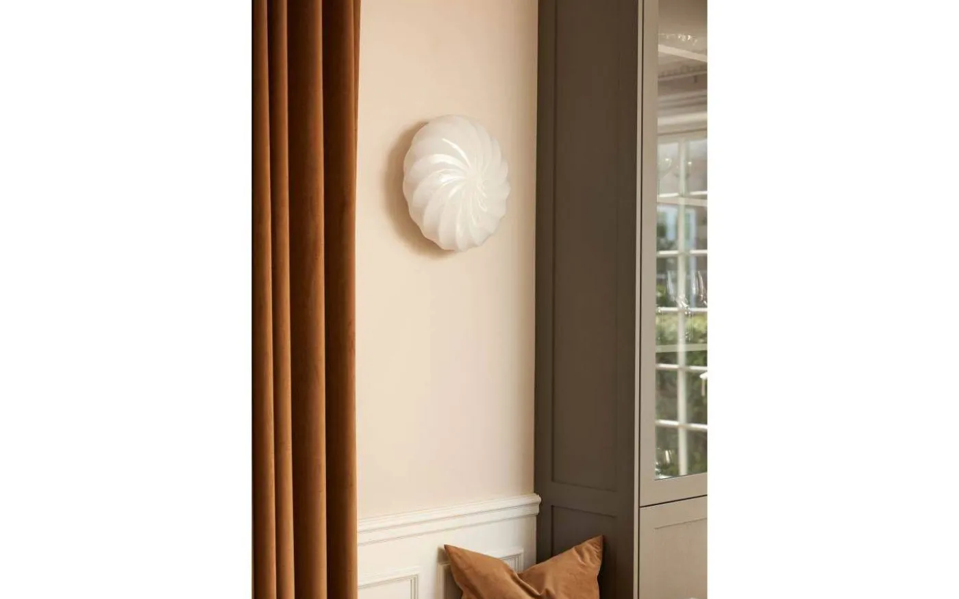 Twist Plafond Ø35cm Mässing/Opal