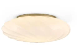 Twist Plafond Ø35cm Mässing/Opal