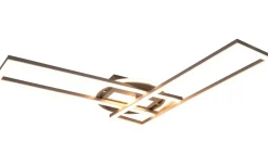 Twister Plafond LED i borstat stål