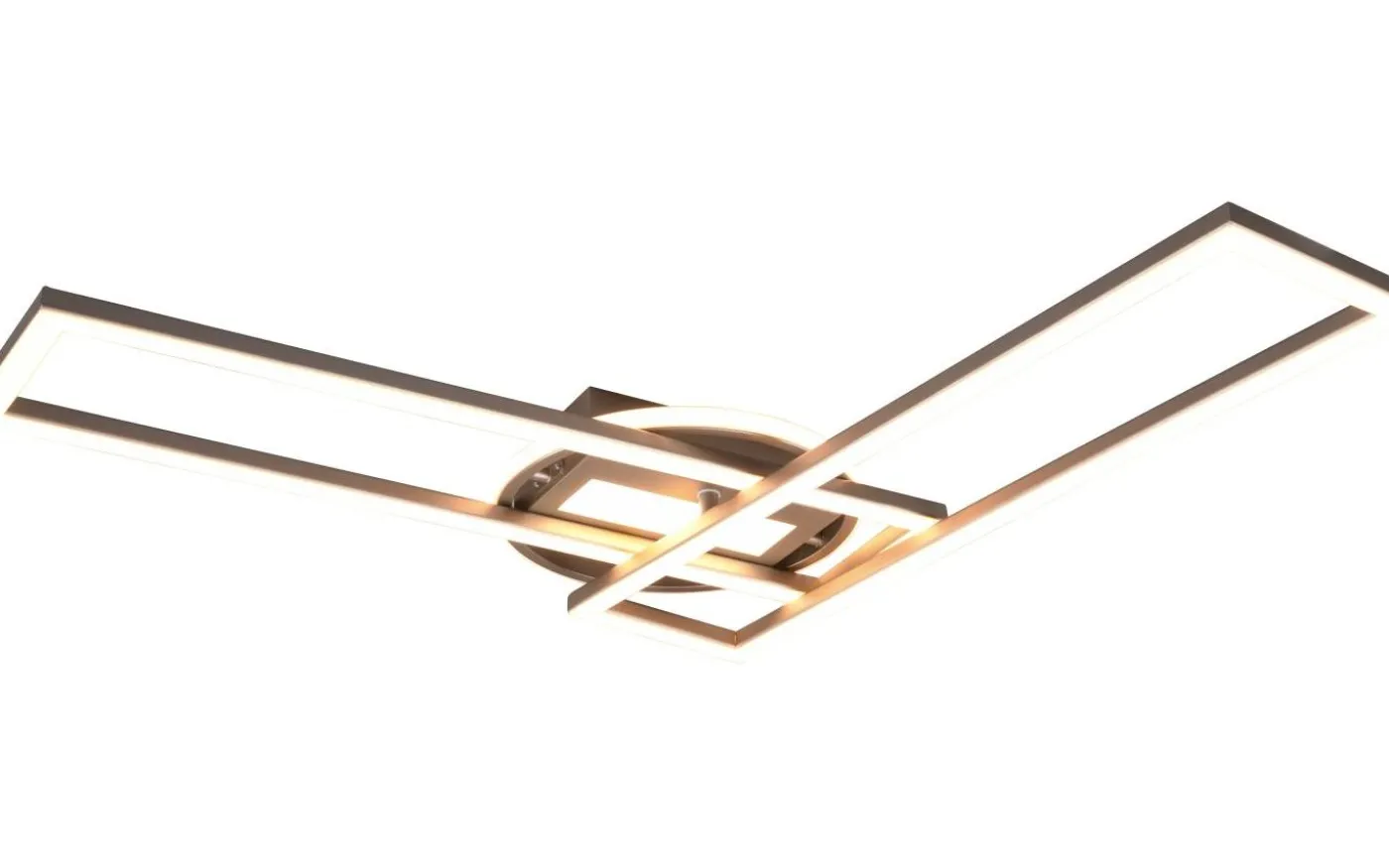 Twister Plafond LED i borstat stål