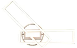 Twister Plafond LED i borstat stål