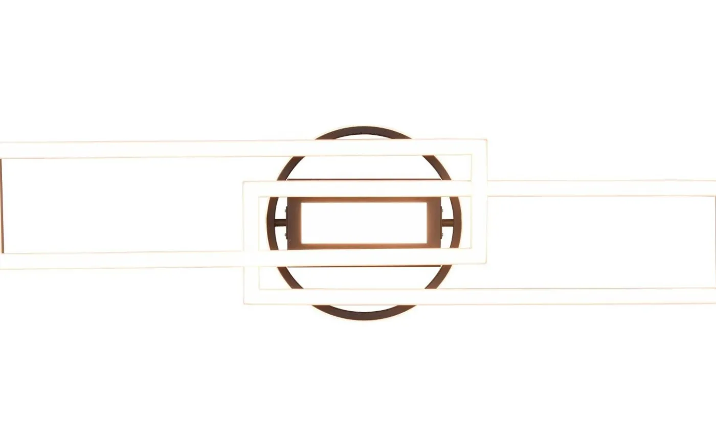 Twister Plafond LED matt mässing/matt svart