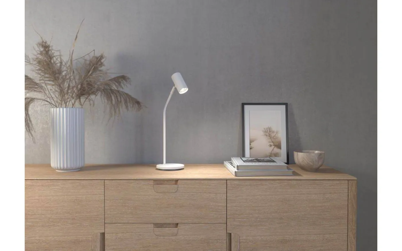 Tyson Bordslampa 54cm Vit