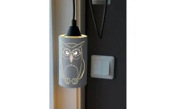 Ugglan Fönsterlampa 8cm Vit