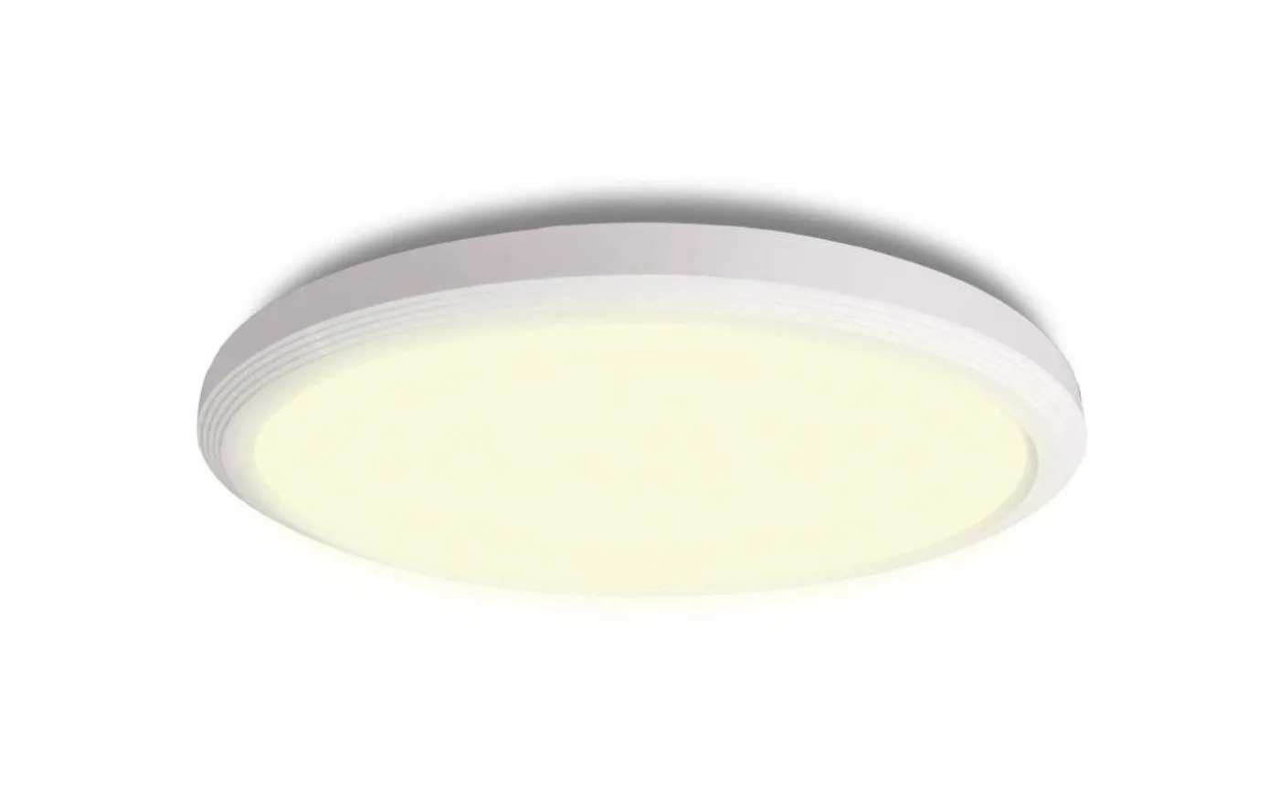 Ultra Light Plafond Ø30cm LED 3-Steg DIM Minne 3000K 1600lm 18W(150W) Vit IP54