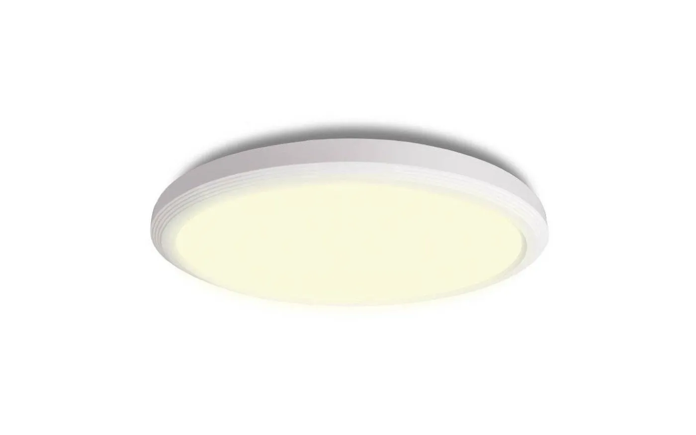 Ultra Light Plafond Ø24cm LED 3-Steg DIM Minne 3000K 1250lm 15W(100W) Vit IP54