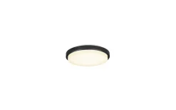 Upscale Plafond Ø22cm LED 12W 800lm 3000K Svart/Opal
