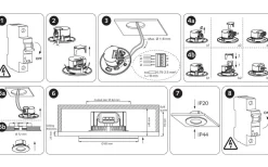 230V LED Spotlight för A-dosa, 2700K 355lm 4W(35W)