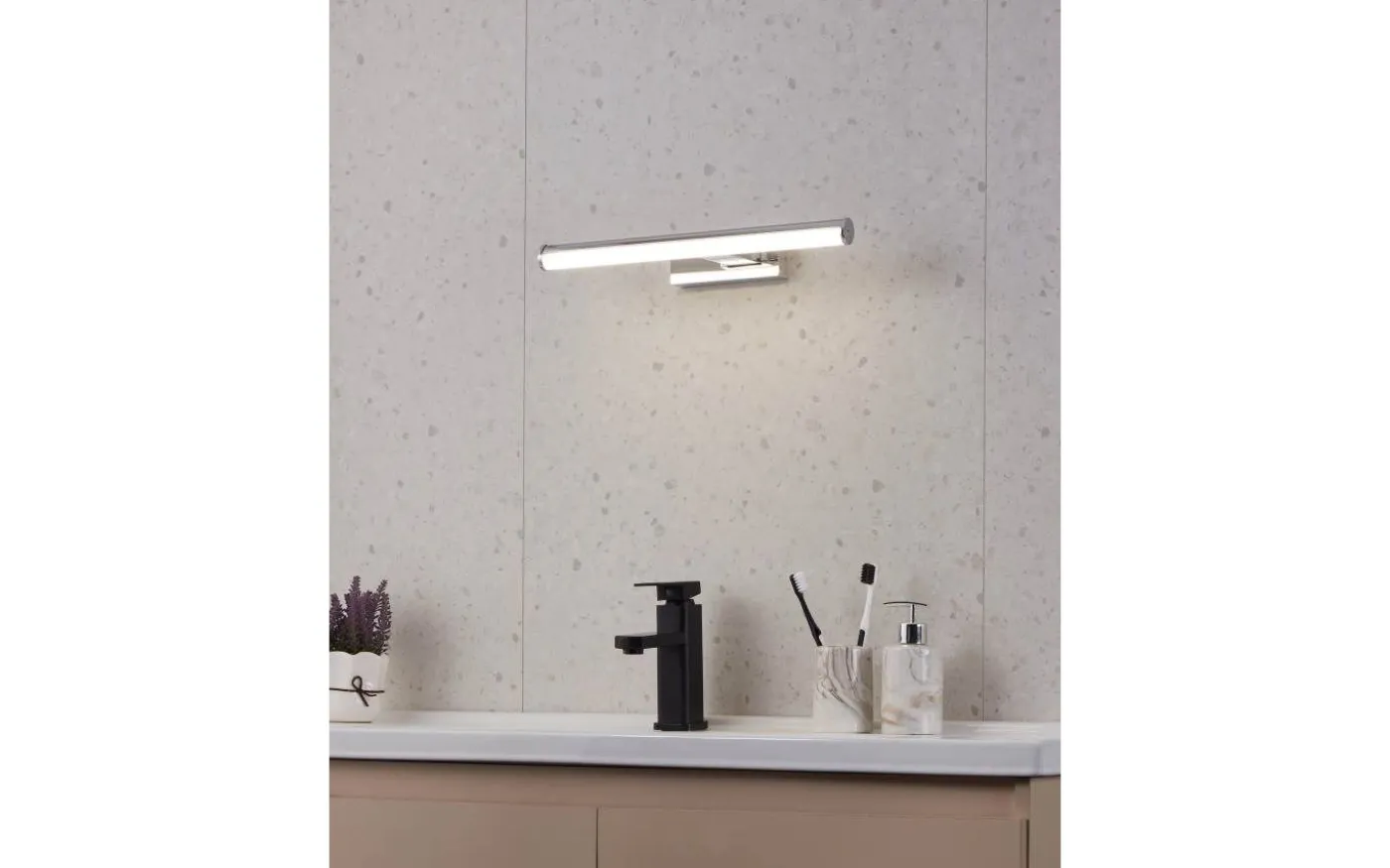 Vadumi Spegelbelysning 40cm LED 4000K 7,5W Krom IP44