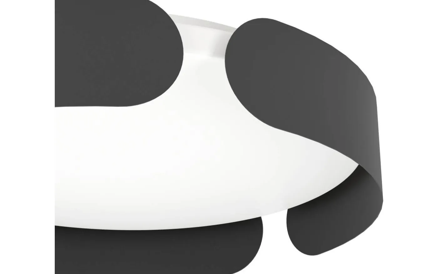 Valcasotto Plafond 37cm LED 3000K 21,6W Svart