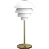 Valencia Bordslampa 41cm Vit/Mässing