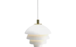 Valencia Fönsterlampa 18cm Vit/Mässing