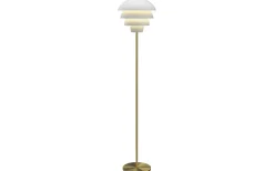 Valencia Golvlampa 151cm Vit/Mässing