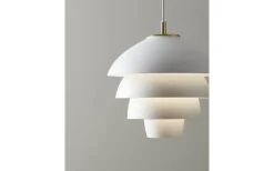 Valencia Taklampa 32cm Vit/Mässing