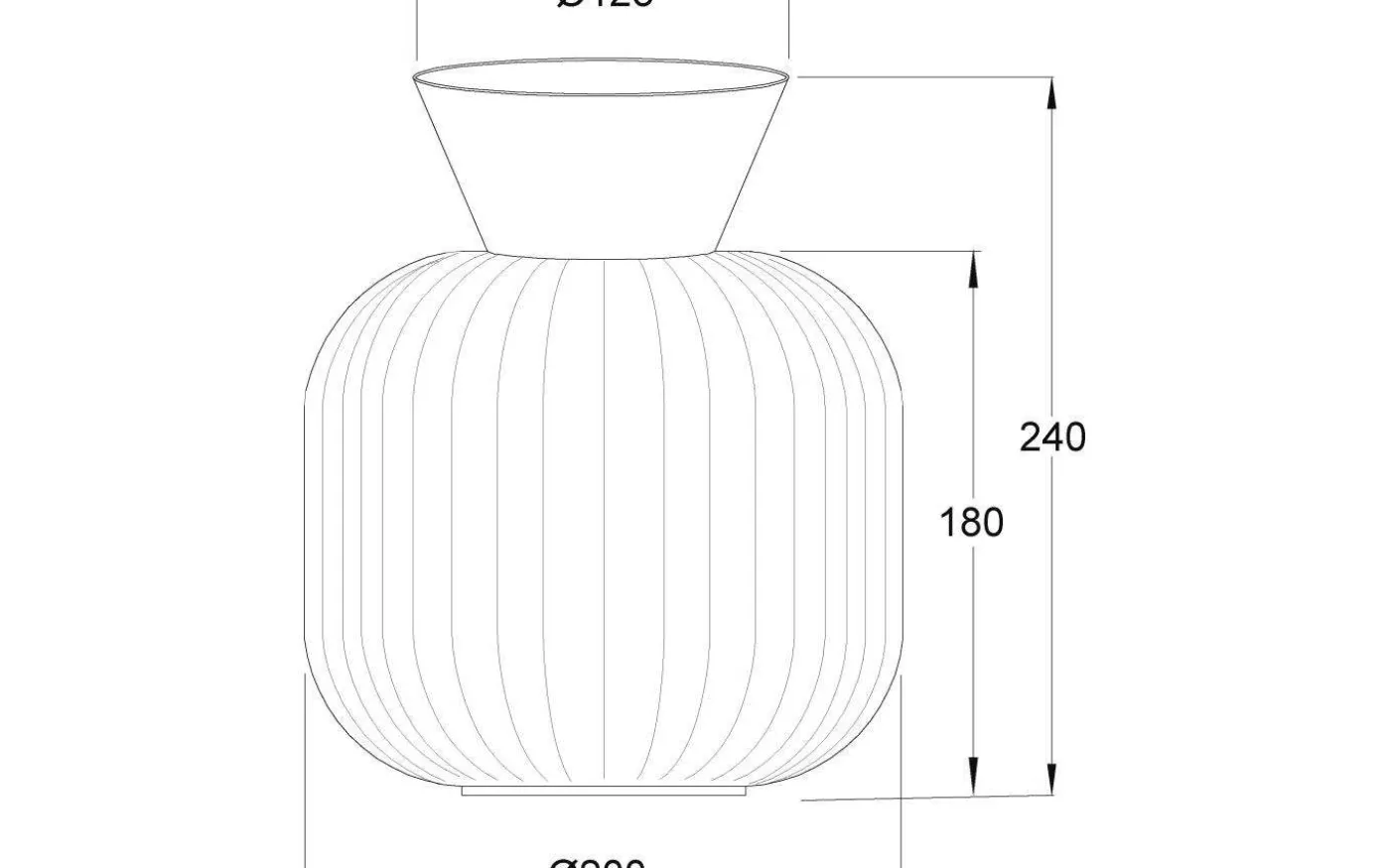 Vanja Plafond 20cm Vit/Matt Mässing