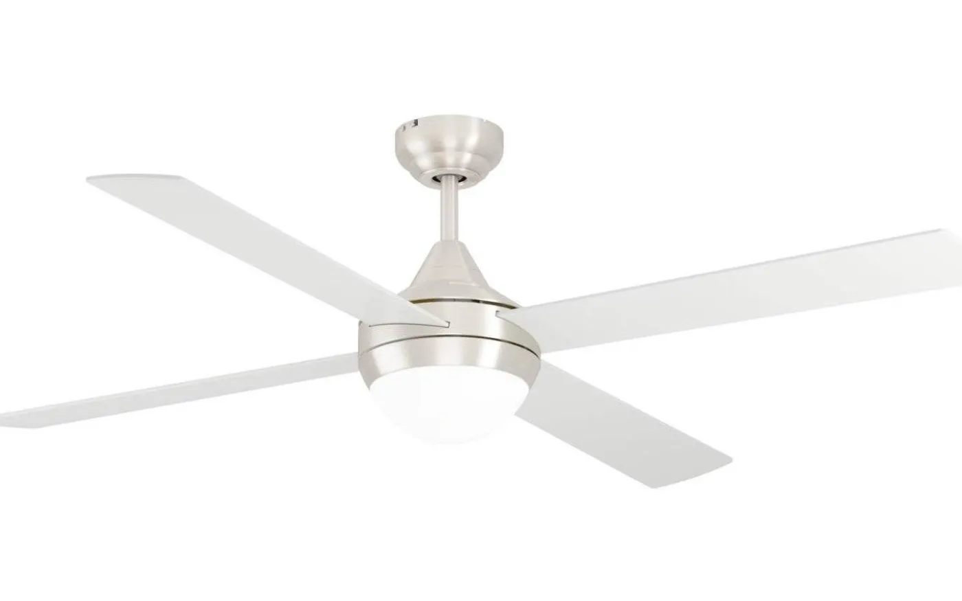 Varadero Takfläkt 122cm Nickel Med Belysning