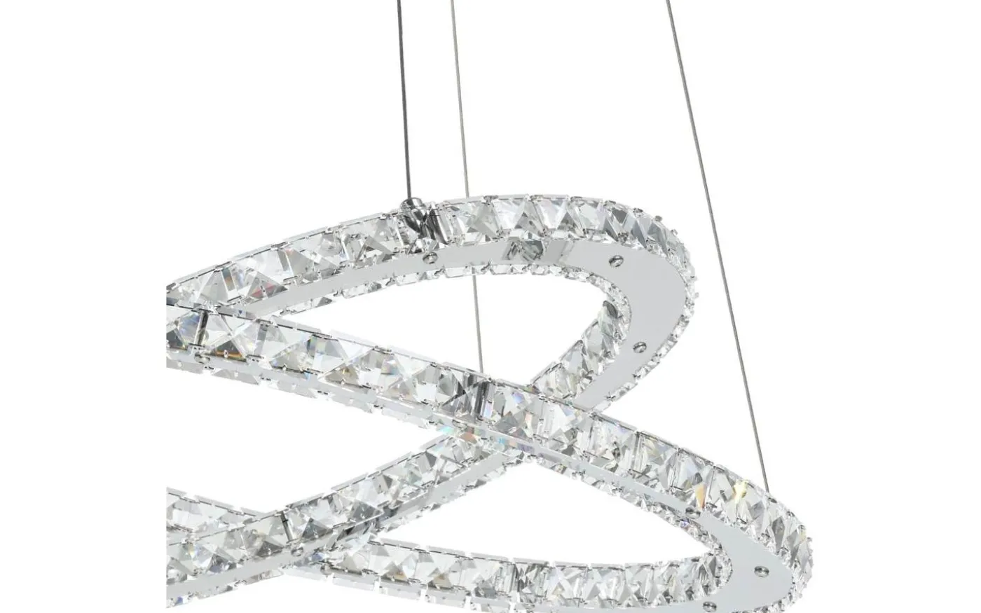 Varazzo Taklampa 67cm LED 3000K 29,6W Krom