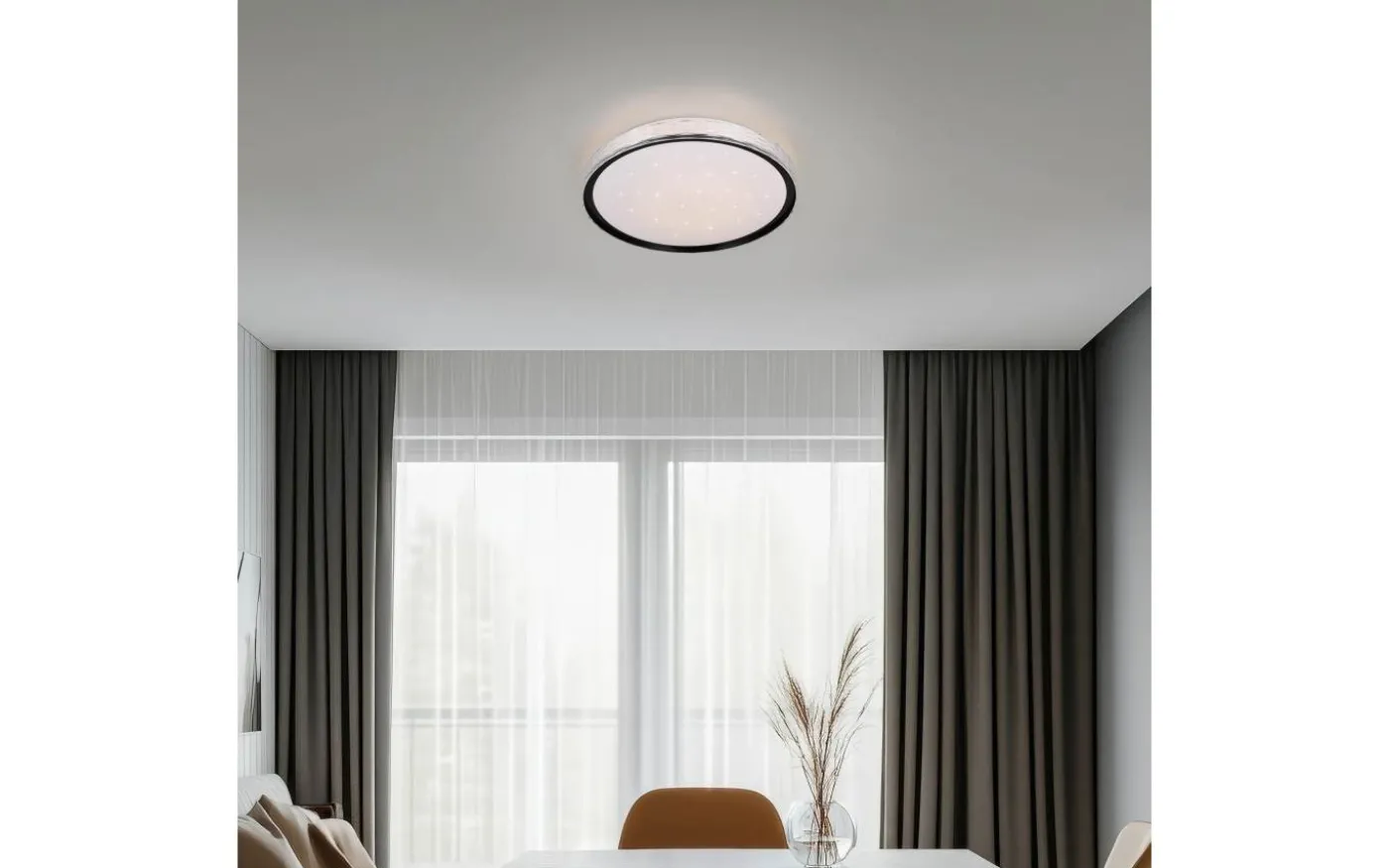 Varda Plafond LED svart stjärnljus