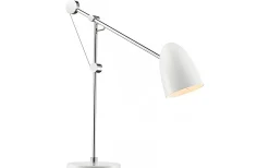 Varese Bordslampa 49cm Krom/Vit