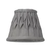 Veckad Lampskärm Ø14cm Grå