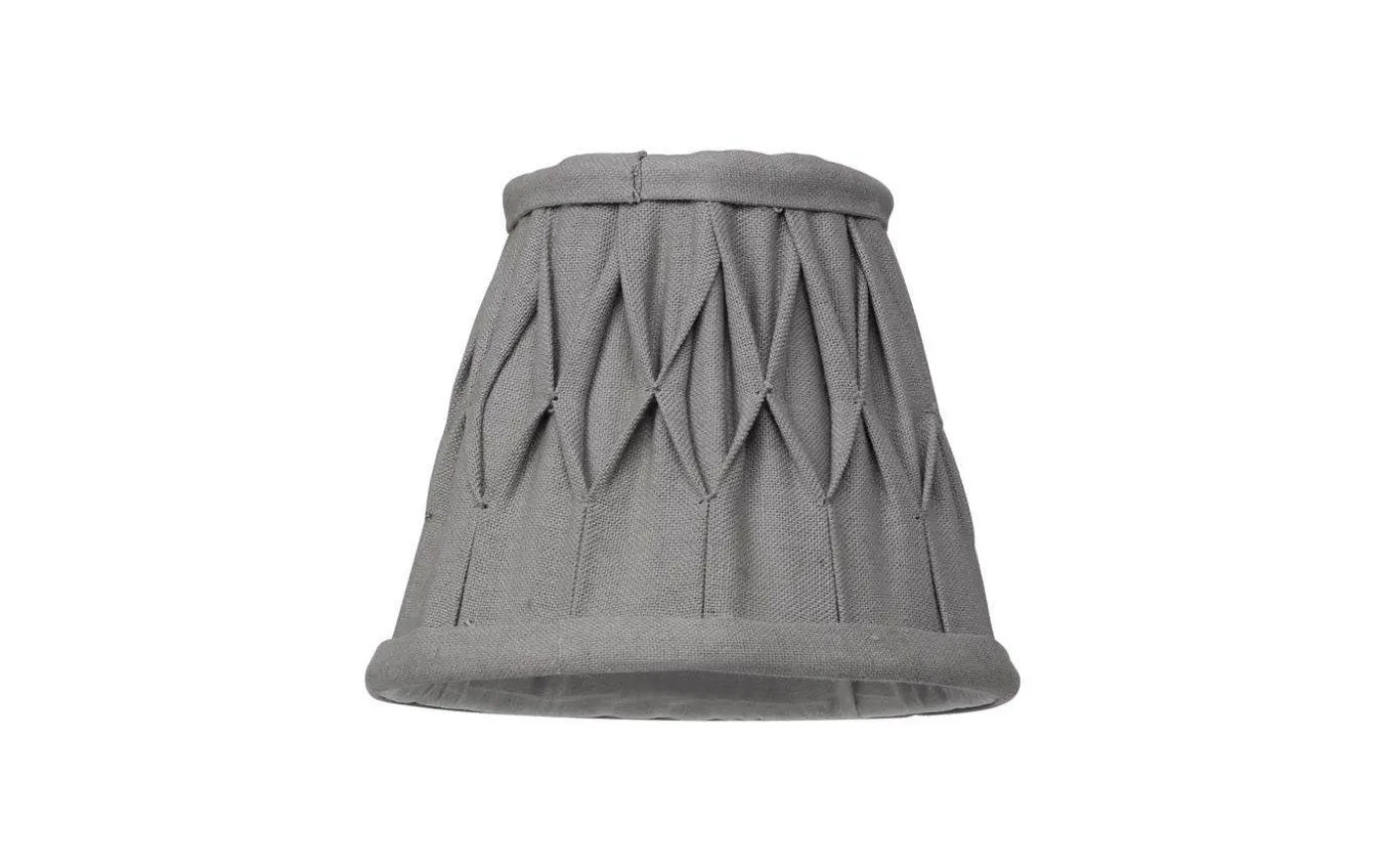 Veckad Lampskärm Ø14cm Grå