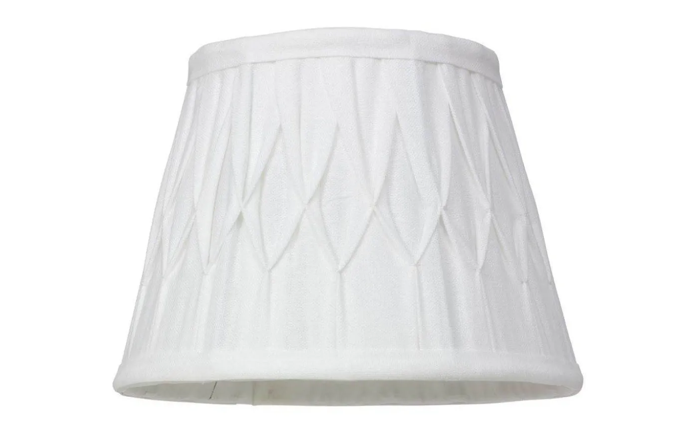 Veckad Lampskärm Ø20cm Vit