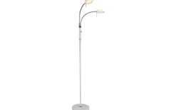 Vegas Golvlampa 140cm LED 3000K 2x7W Dimbar Vit