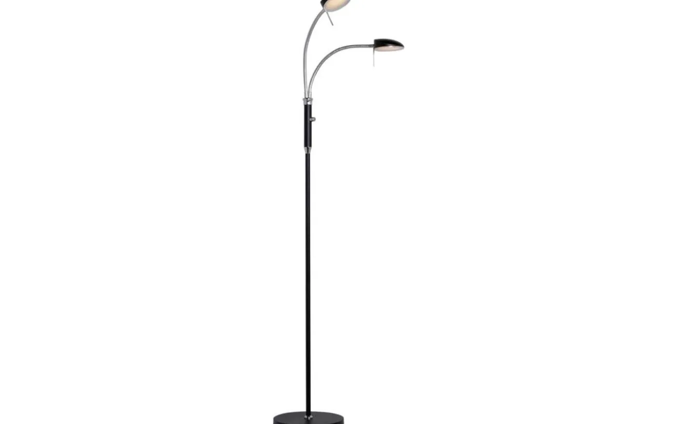 Vegas Golvlampa 140cm LED 3000K 2x7W Dimbar Svart