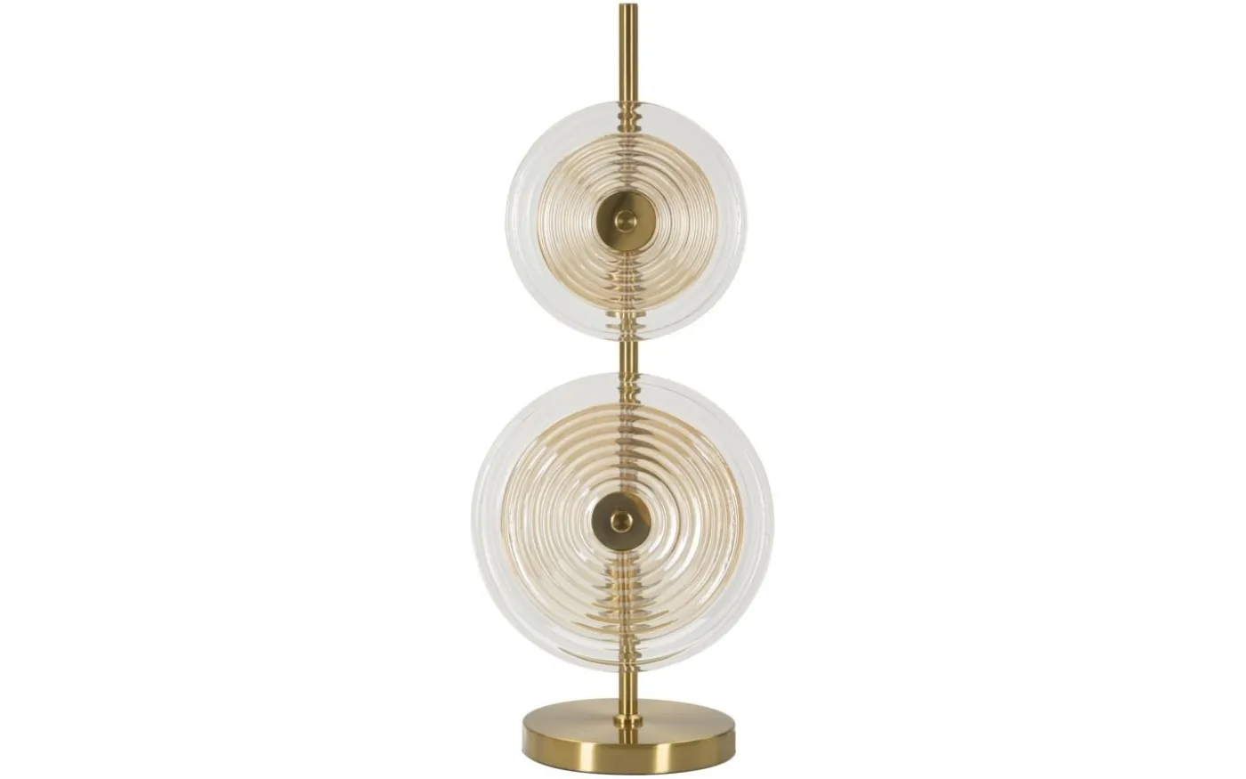 Venedig Bordslampa Glas 63cm Guld