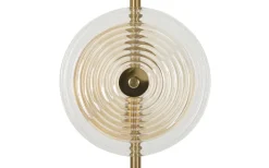 Venedig Golvlampa Glas 168cm Guld