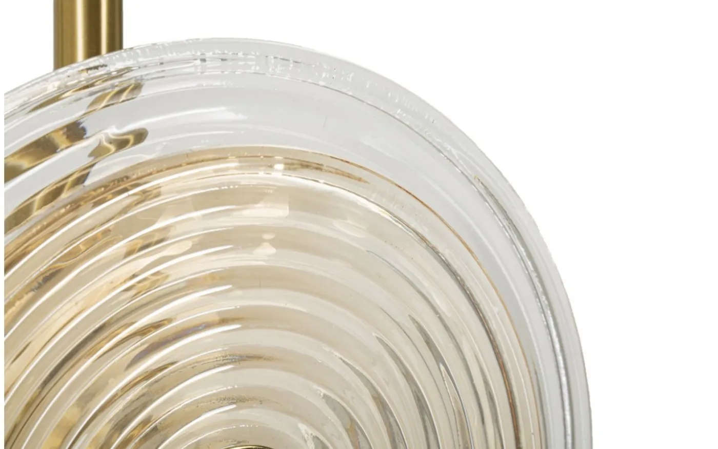 Venedig Golvlampa Glas 168cm Guld