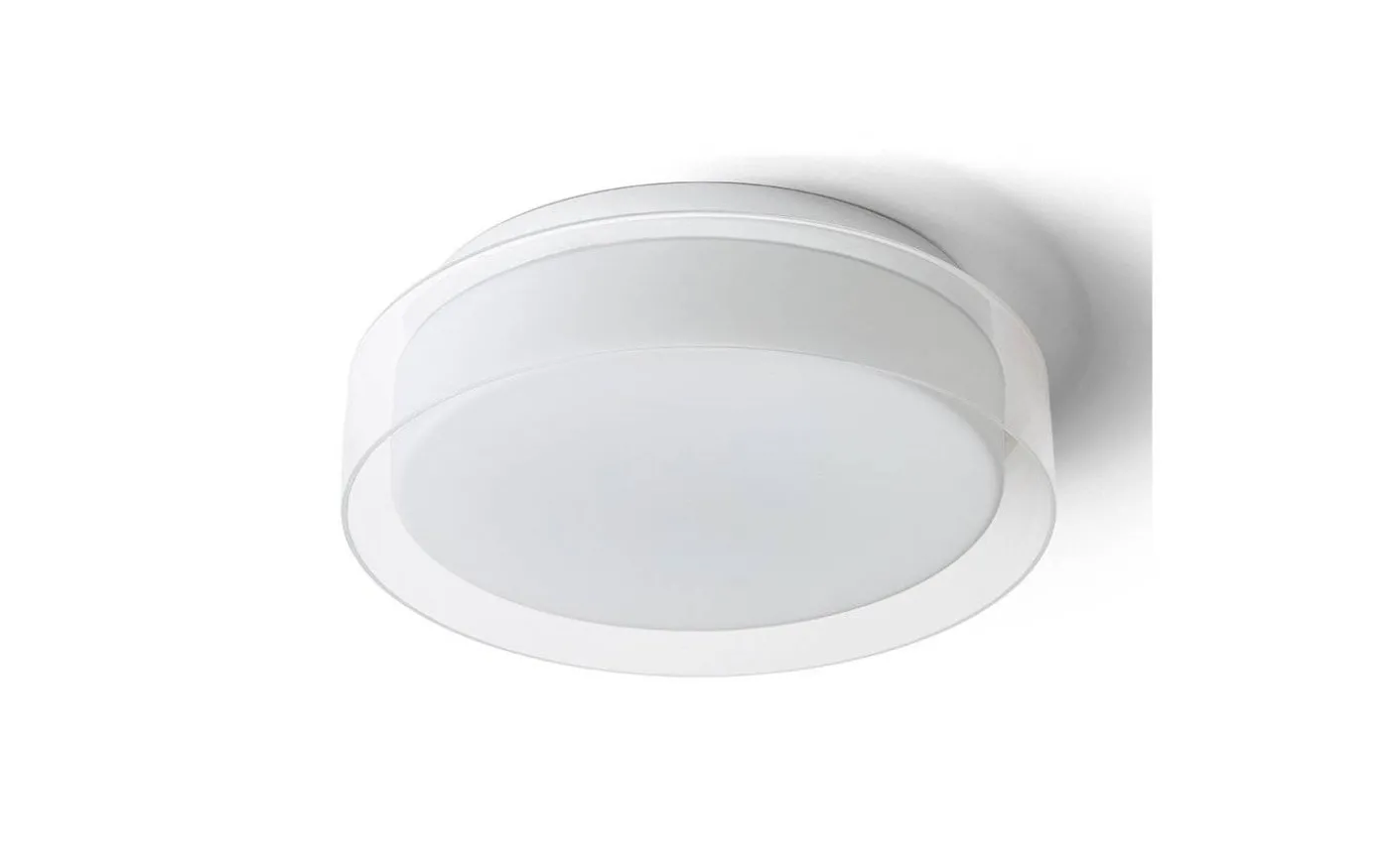 Venice Plafond 30cm 12W 3000K Vit/Krom IP44
