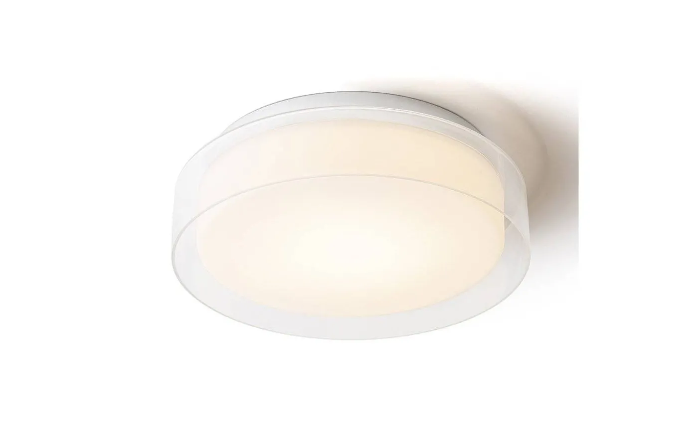Venice Plafond 30cm 12W 3000K Vit/Krom IP44
