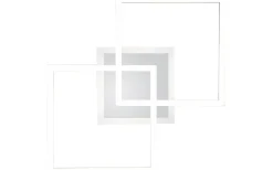 Venida Plafond LED fyrkantig krom 4000K