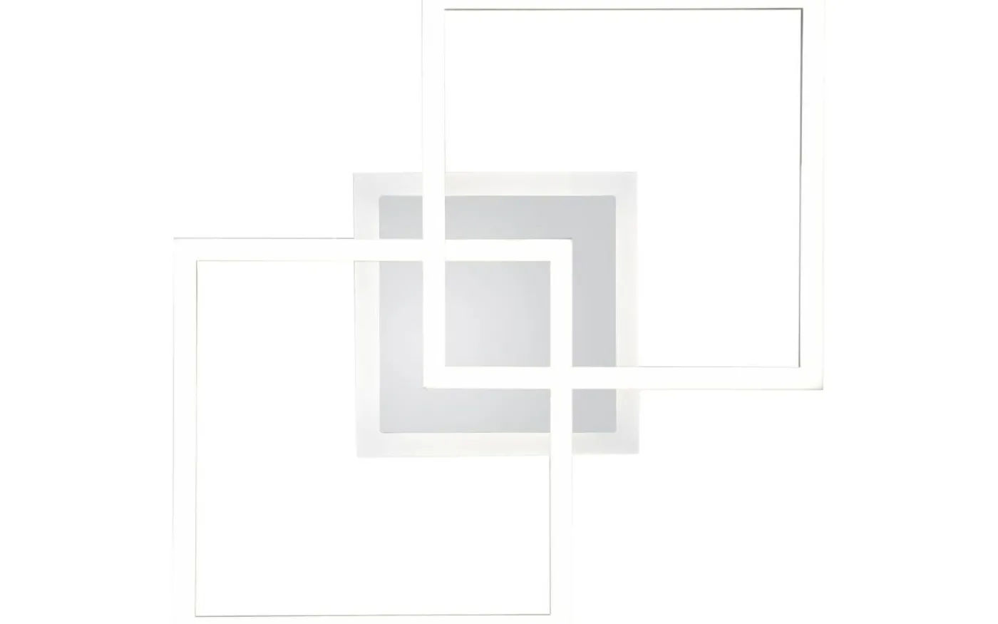 Venida Plafond LED fyrkantig krom 4000K