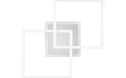 Venida Plafond LED fyrkantig krom 4000K