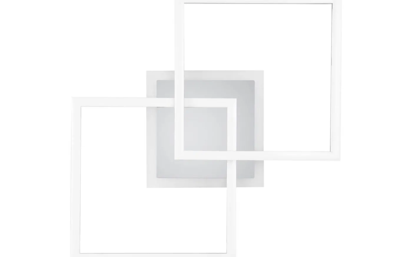 Venida Plafond LED fyrkantig krom 4000K